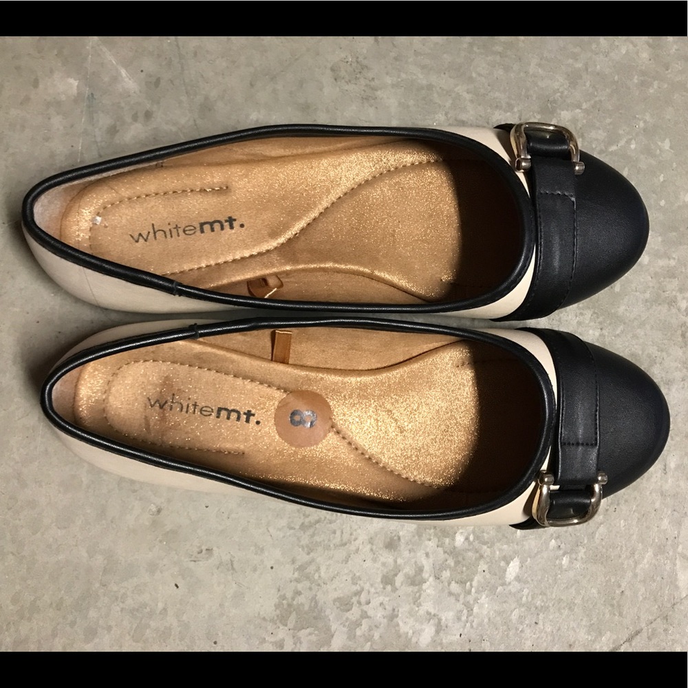 White mt. Flat shoes